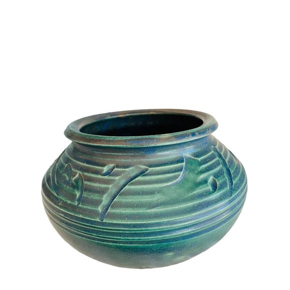 Vintage Stoneware Pottery Planter Signed Dahl With Zuni Prayer On the Bottom - Picture 1 of 16